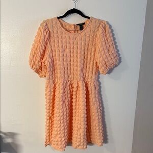 Forever 21 Peach Textured Dress